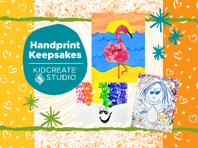 Kidcreate Studio - Mansfield. Handprint Keepsakes Weekly Class (18 Months-6 Years)