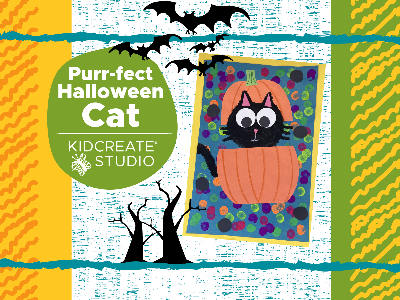 Kidcreate Studio - Newport News. Purr-fect Halloween Cat Workshop (18 Months-6 Years)